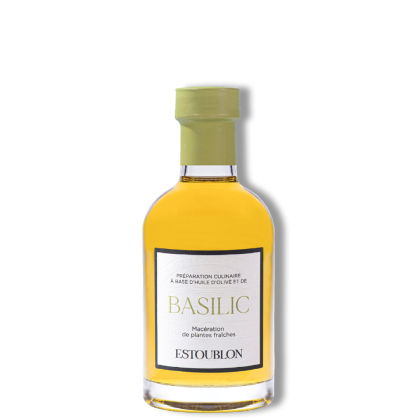 Huile d'Olive Château d'Estoublon Basilic - 20 cl