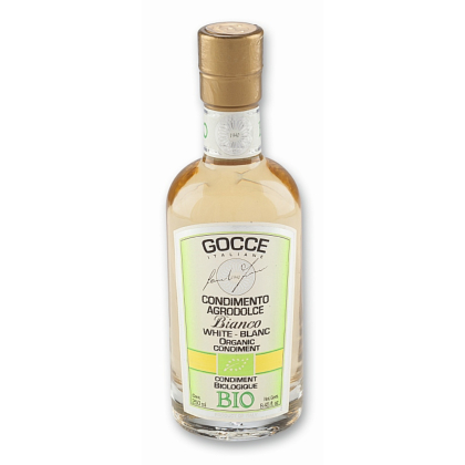 Vinaigre Balsamique Blanc Gocce Bio 250ml