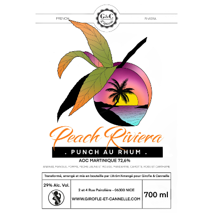 Rhum Arrangé - Peach Riviera 70cl
